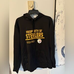 Nike Pullover Hoodie. Therma-fit. Size L. Property of Steelers on front.